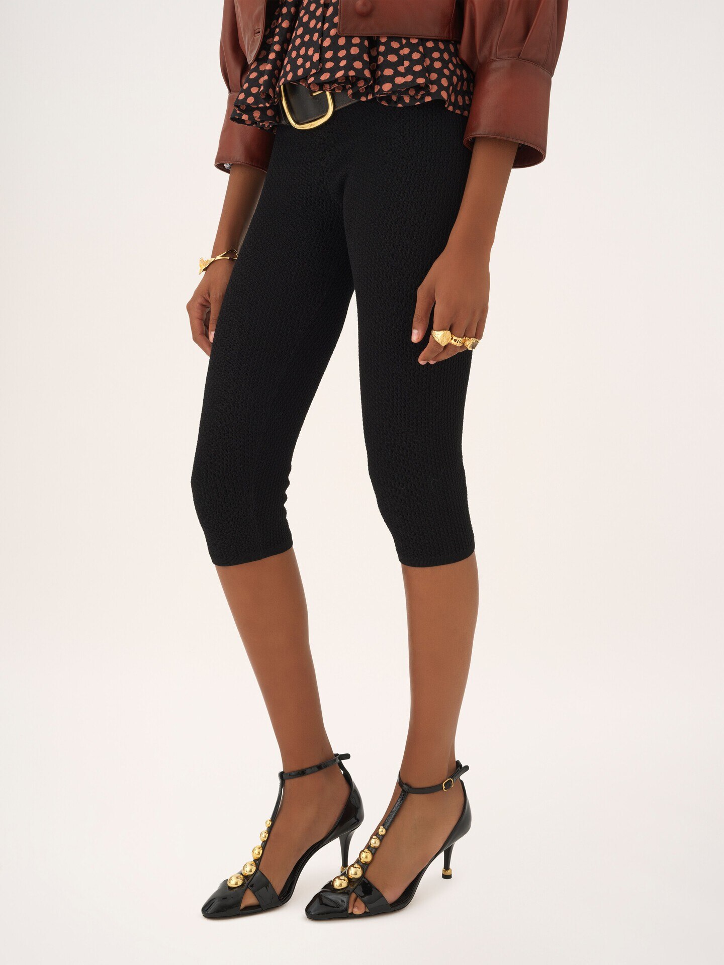 Legging capri en maille stretch - 6
