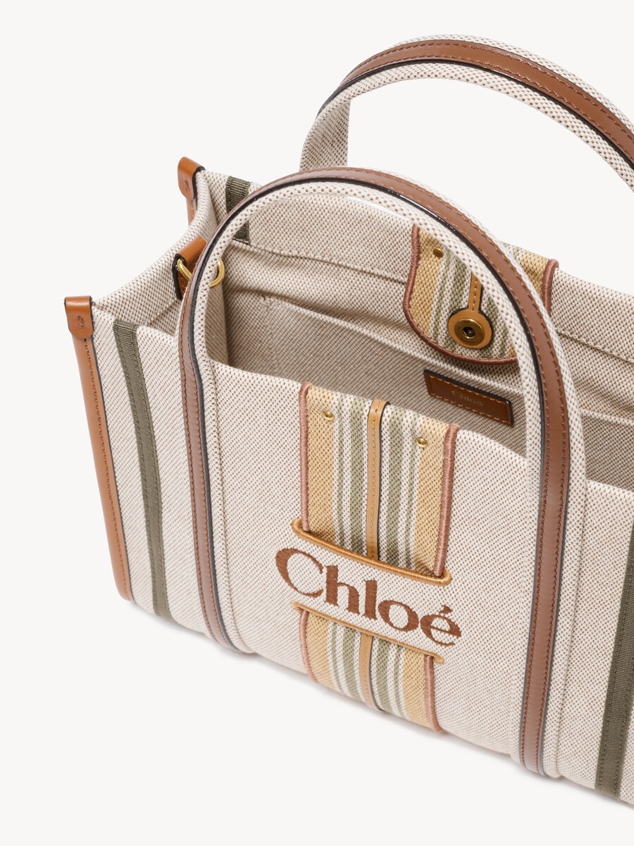 Small Woody Loop tote bag in canvas - 6