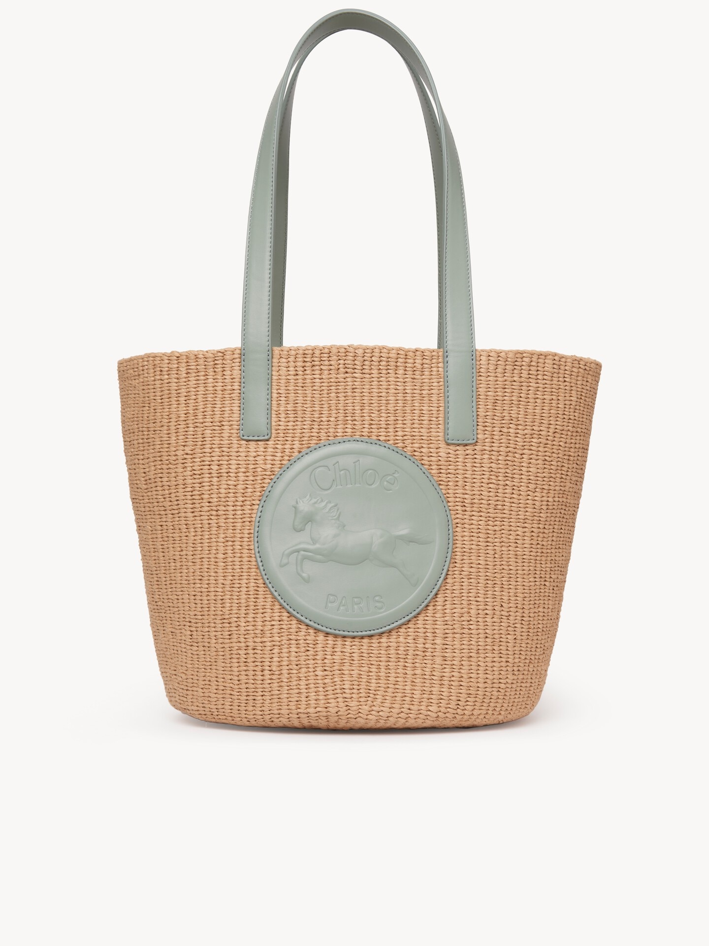 Large panier Horse Medal en fibres naturelles - 1