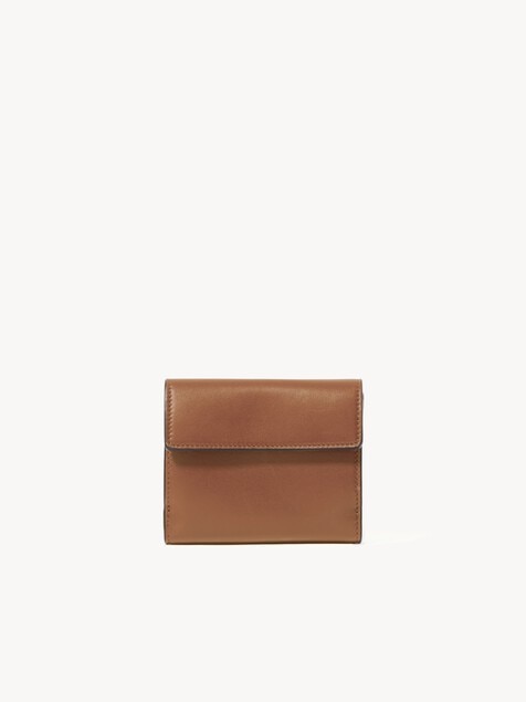 Small Envelope tri-fold in soft & suede leather