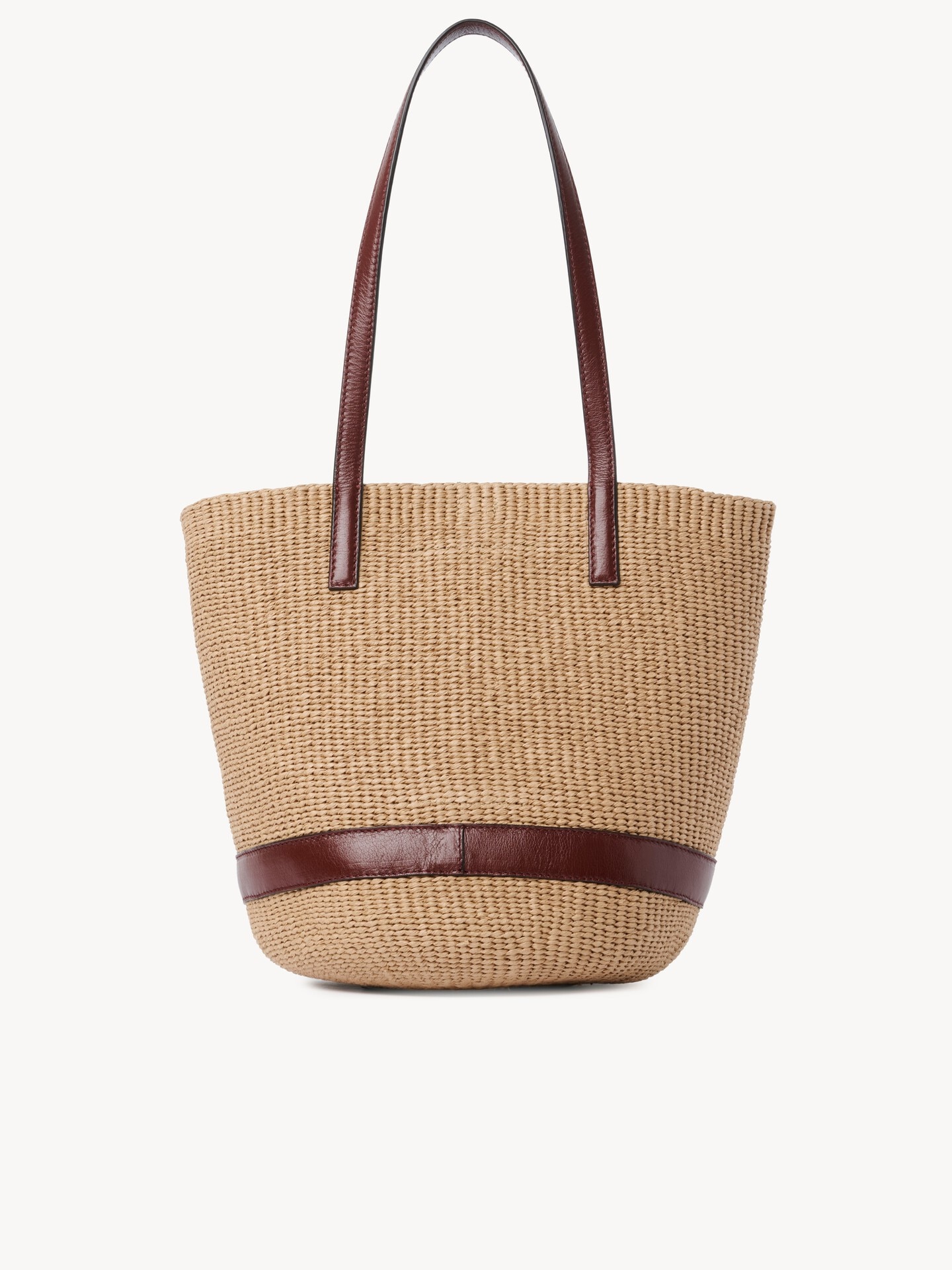 Chlo&eacute; Charms basket bag in natural fibres - 5