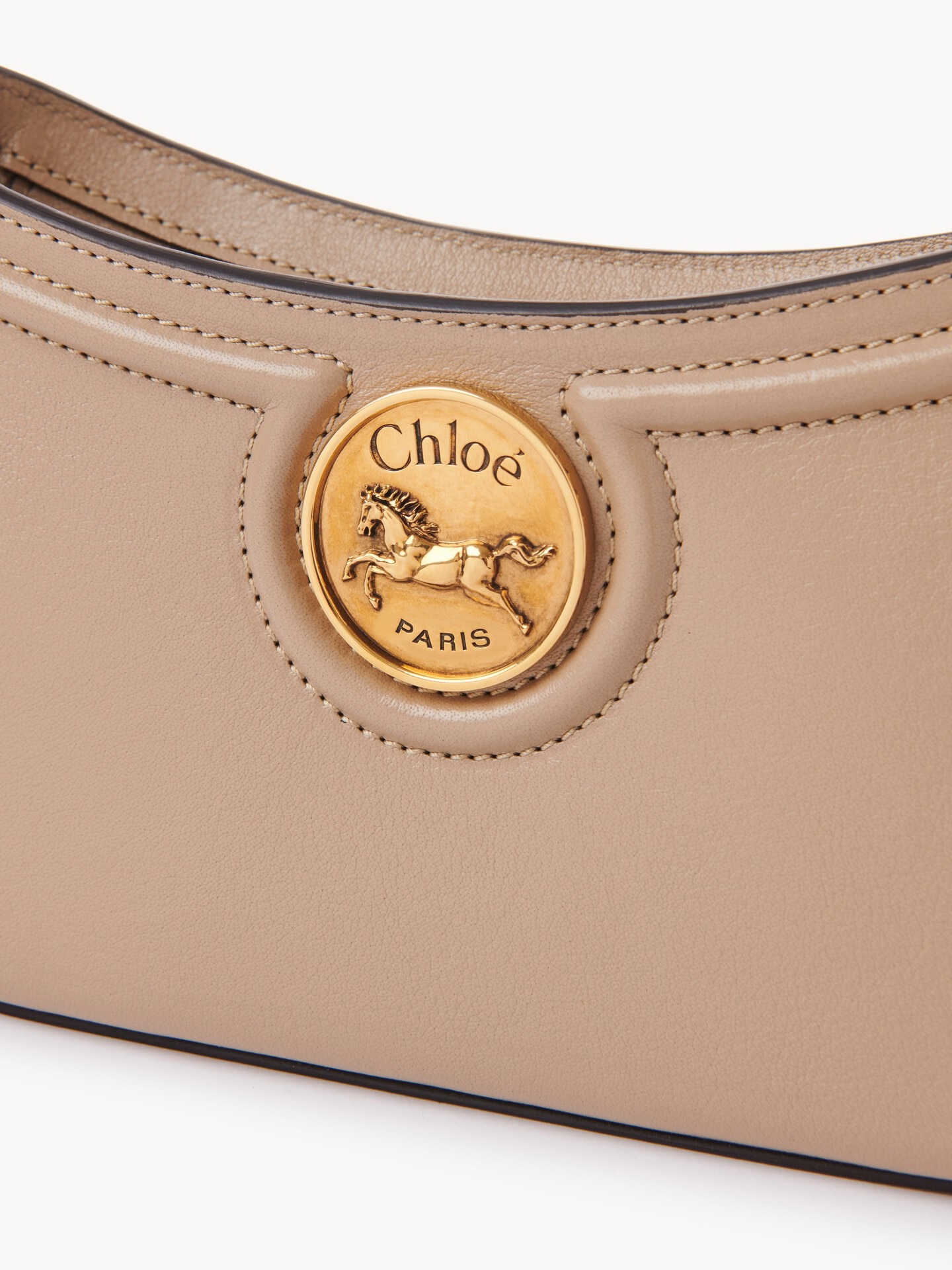 Horse Medal shoulder bag in grained leather - 7
