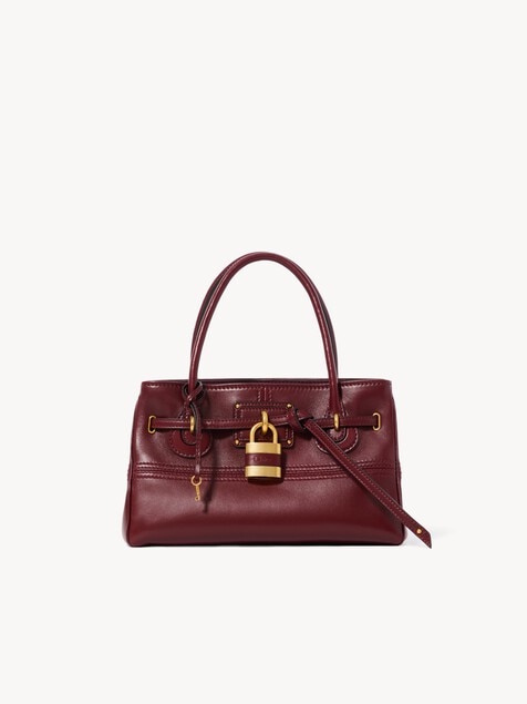 Bolso con asa superior Paddington Sling peque&ntilde;o de cuero suave