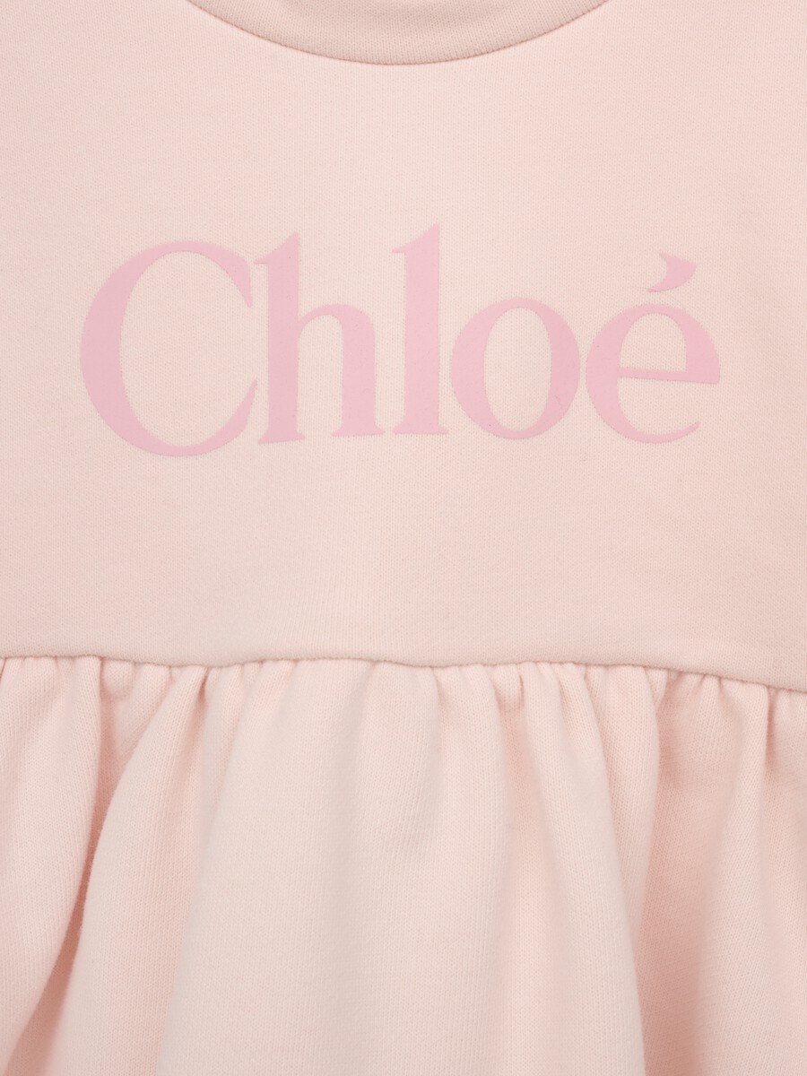 Kids' long-sleeve logo dress - 3