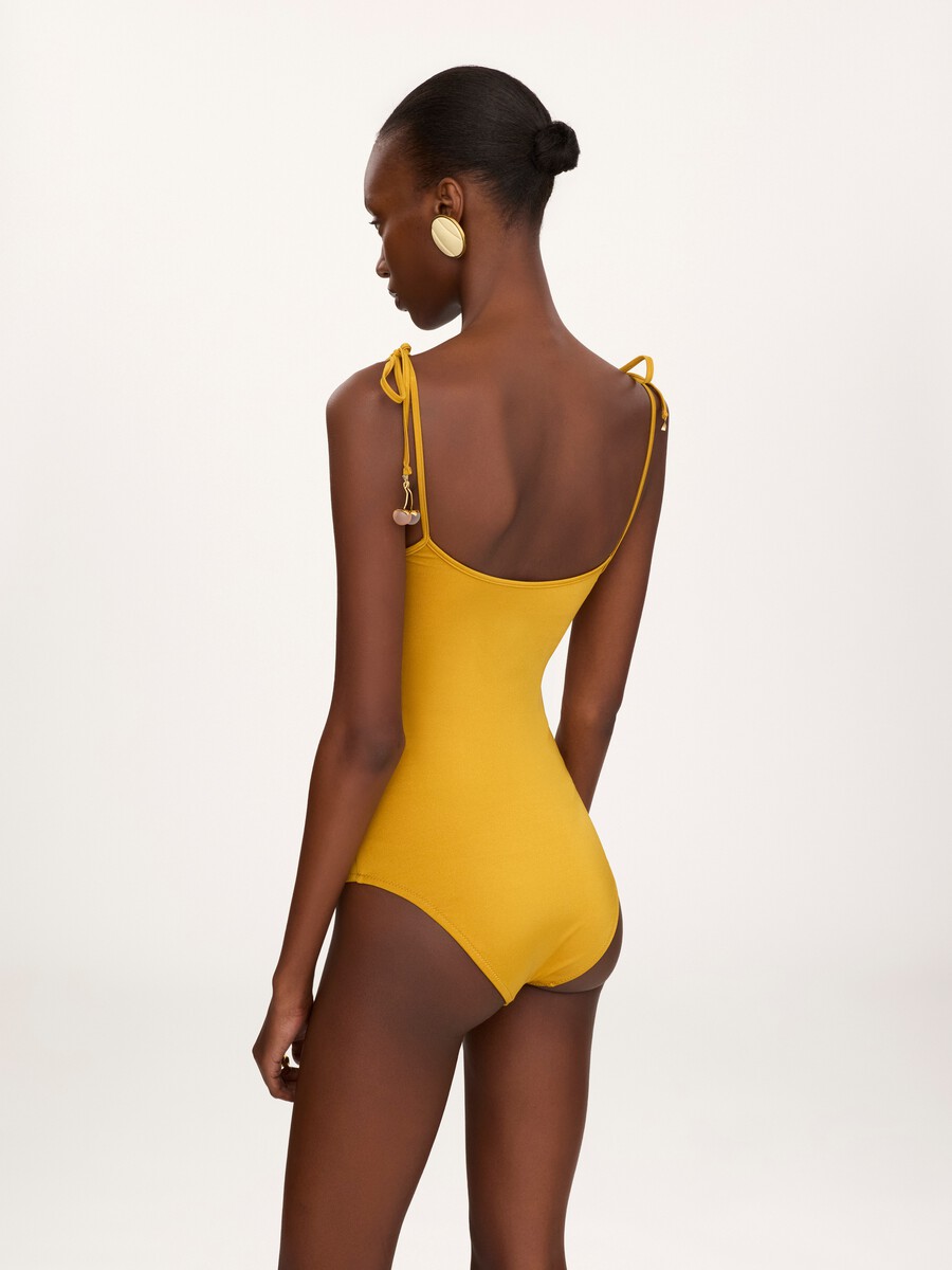 Knotted one-piece swimsuit - 5