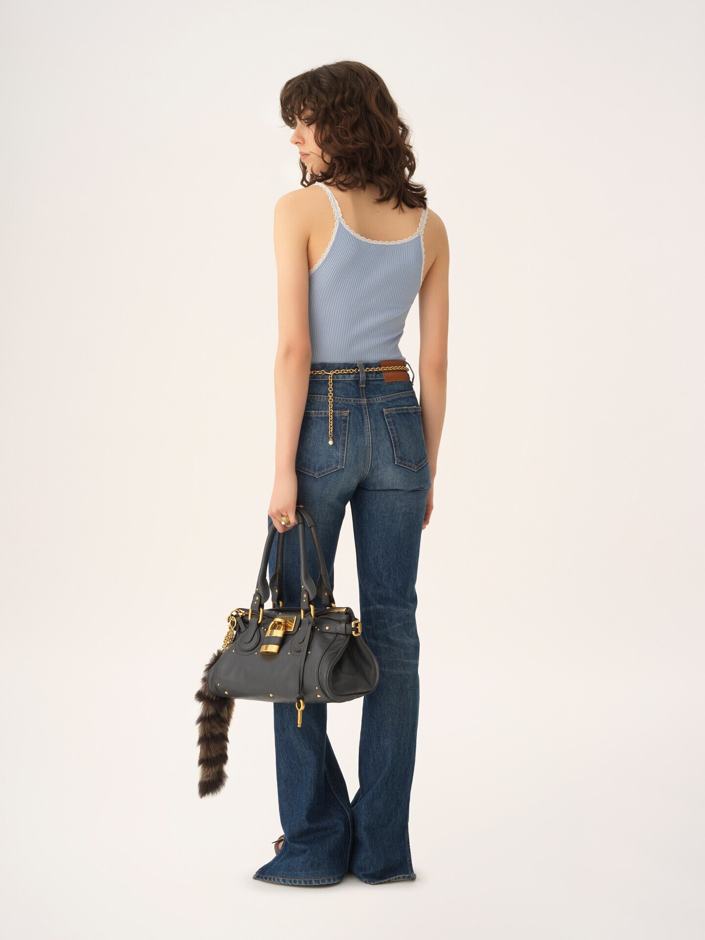 Fitted tank top in cotton - 5