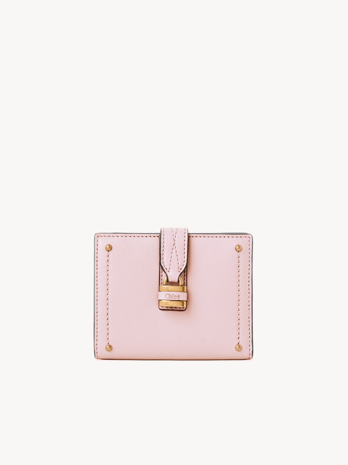 Paddington square wallet in grained leather - 1.0
