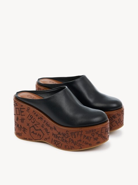 Mules compens&eacute;es Maxime