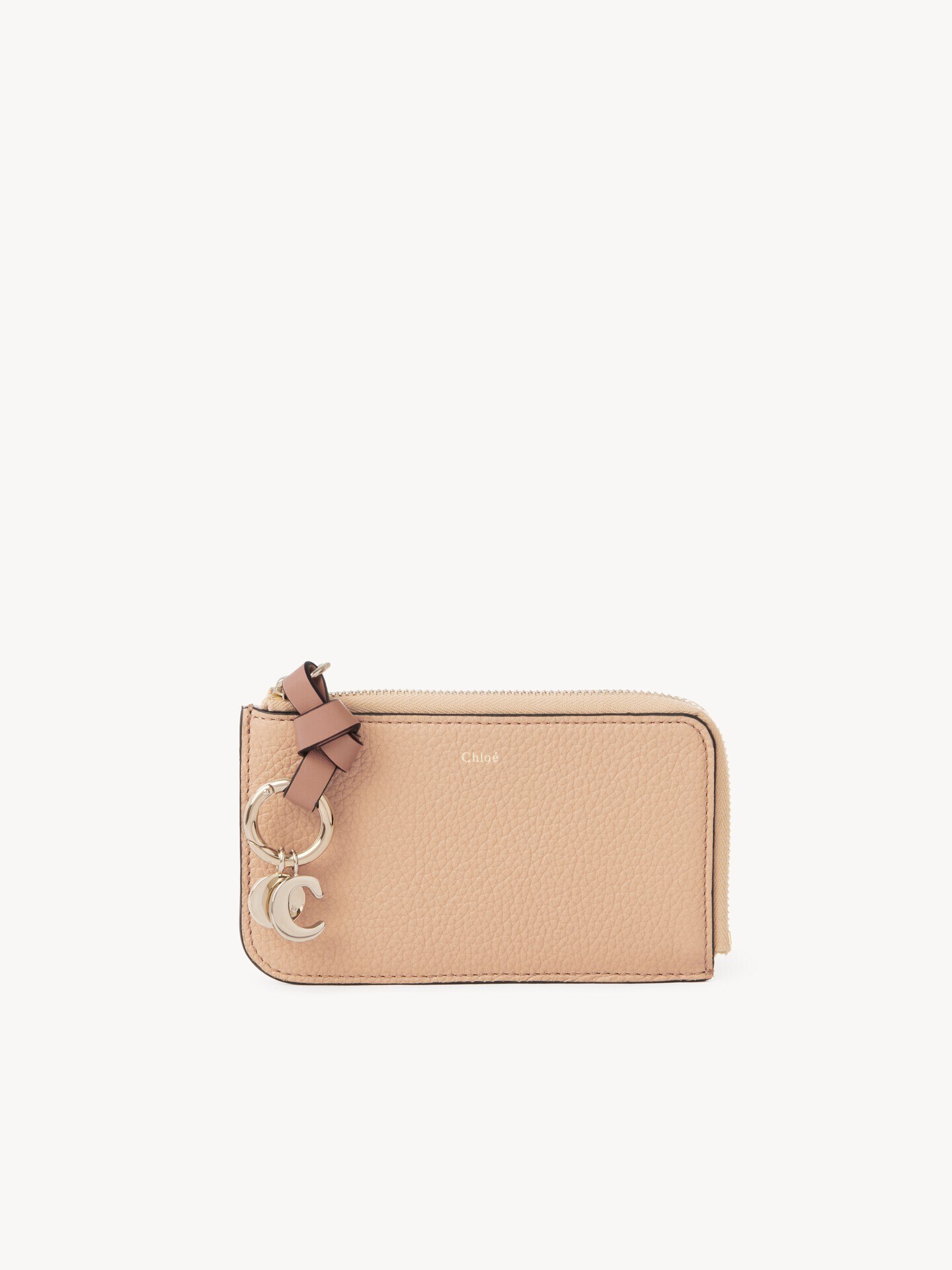 Alphabet purse in grained leather - 1