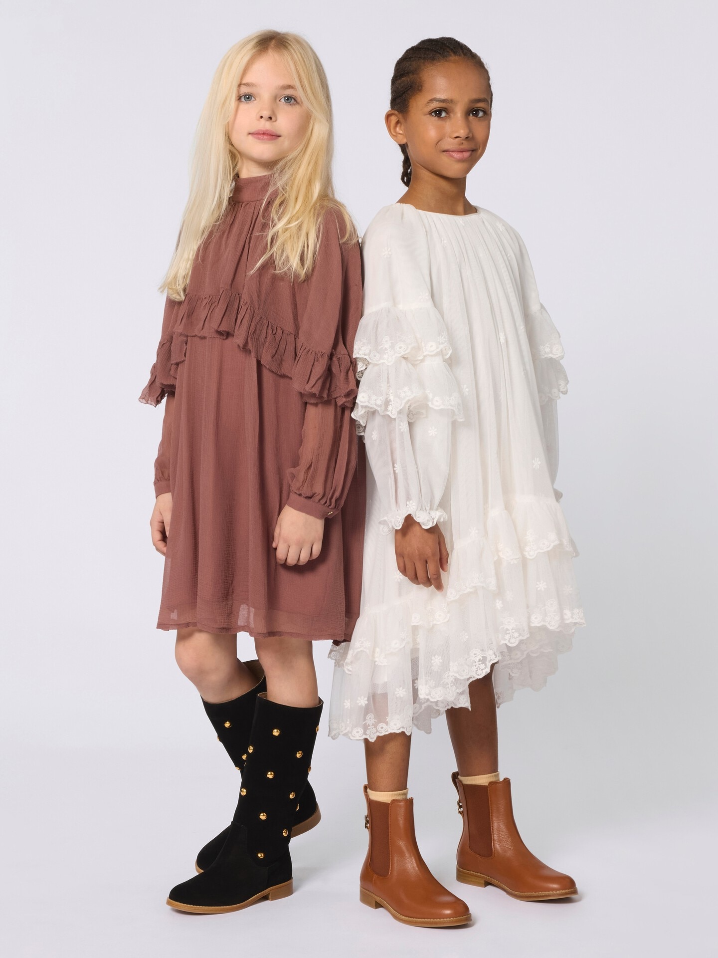Robe longue de c&eacute;r&eacute;monie enfant - 5