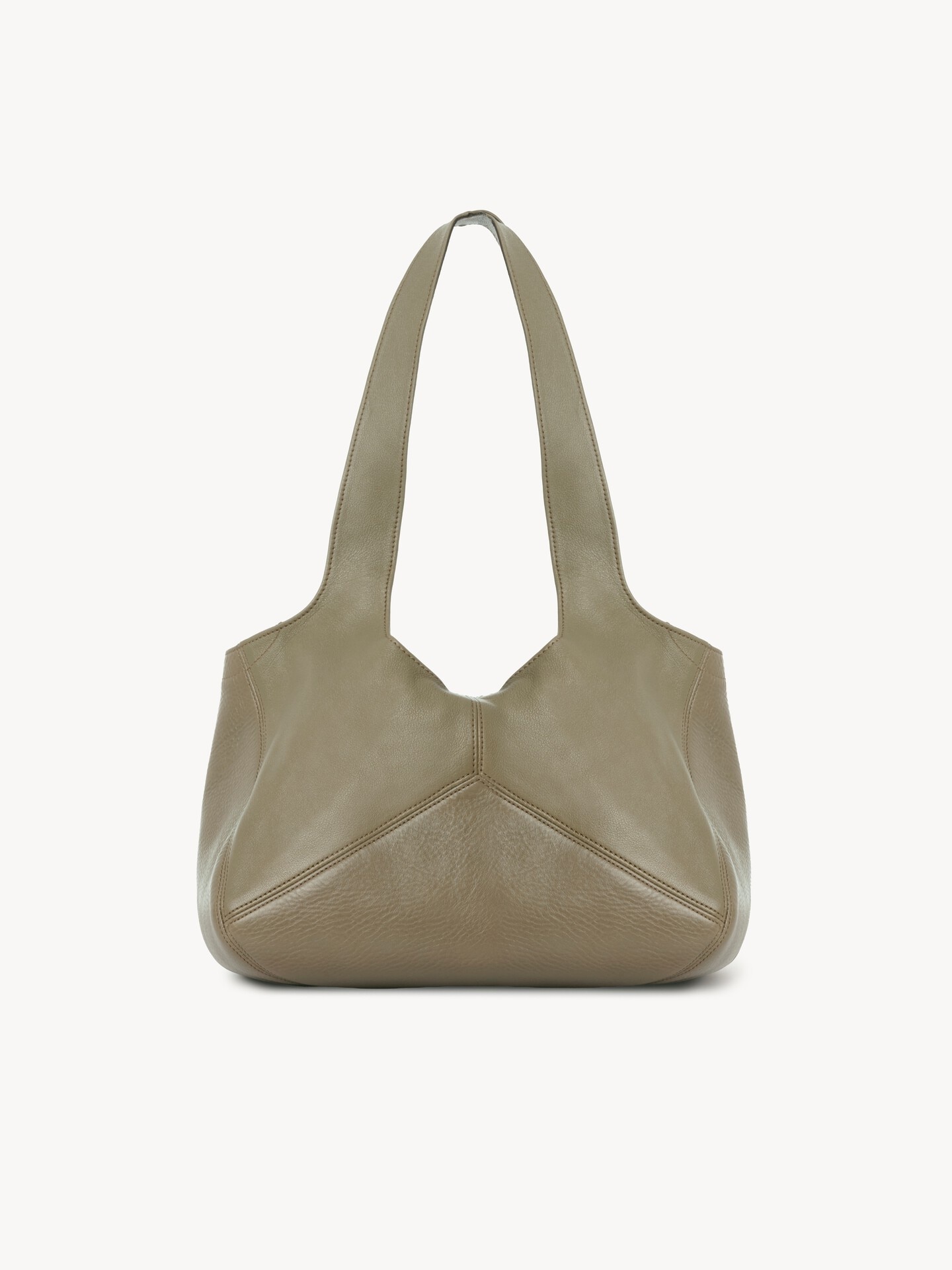 Chlo&eacute; Balloon east-west tote bag in grained leather - 5