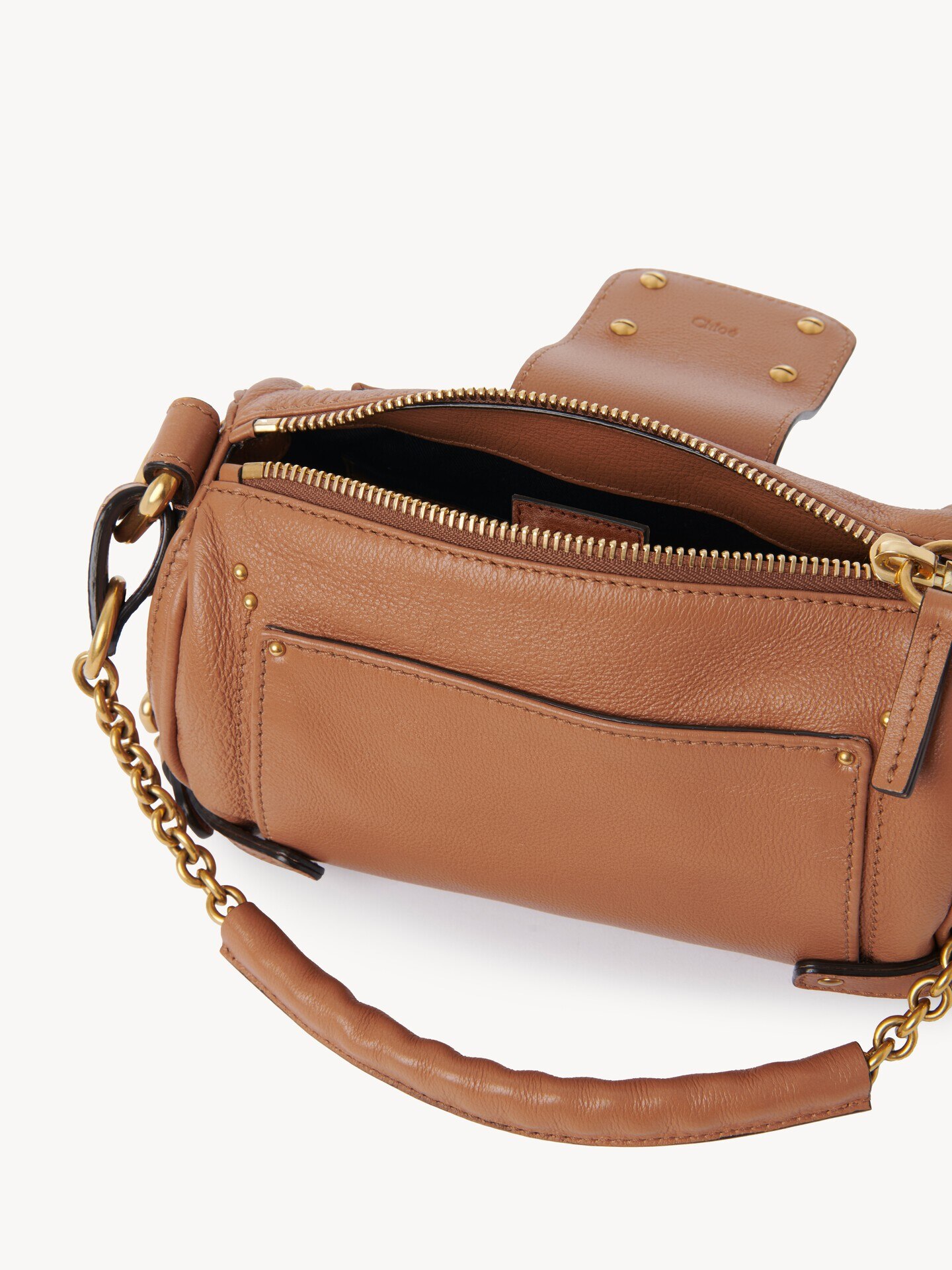 Small Paddington chain bag in grained leather - 7