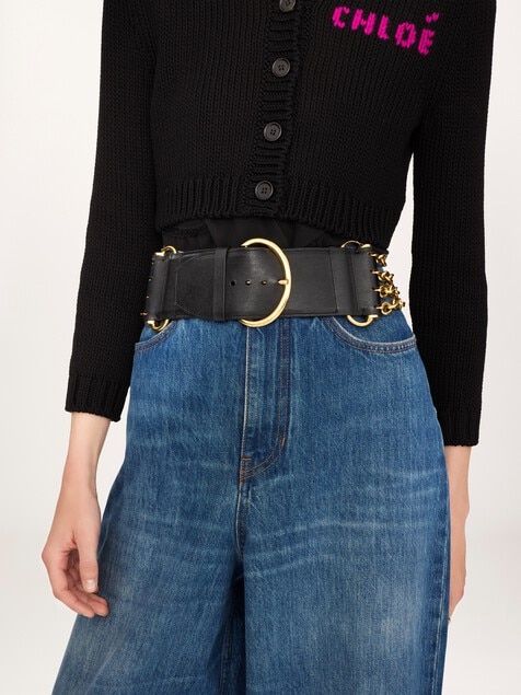 The Chlo&eacute; Camera Chain belt