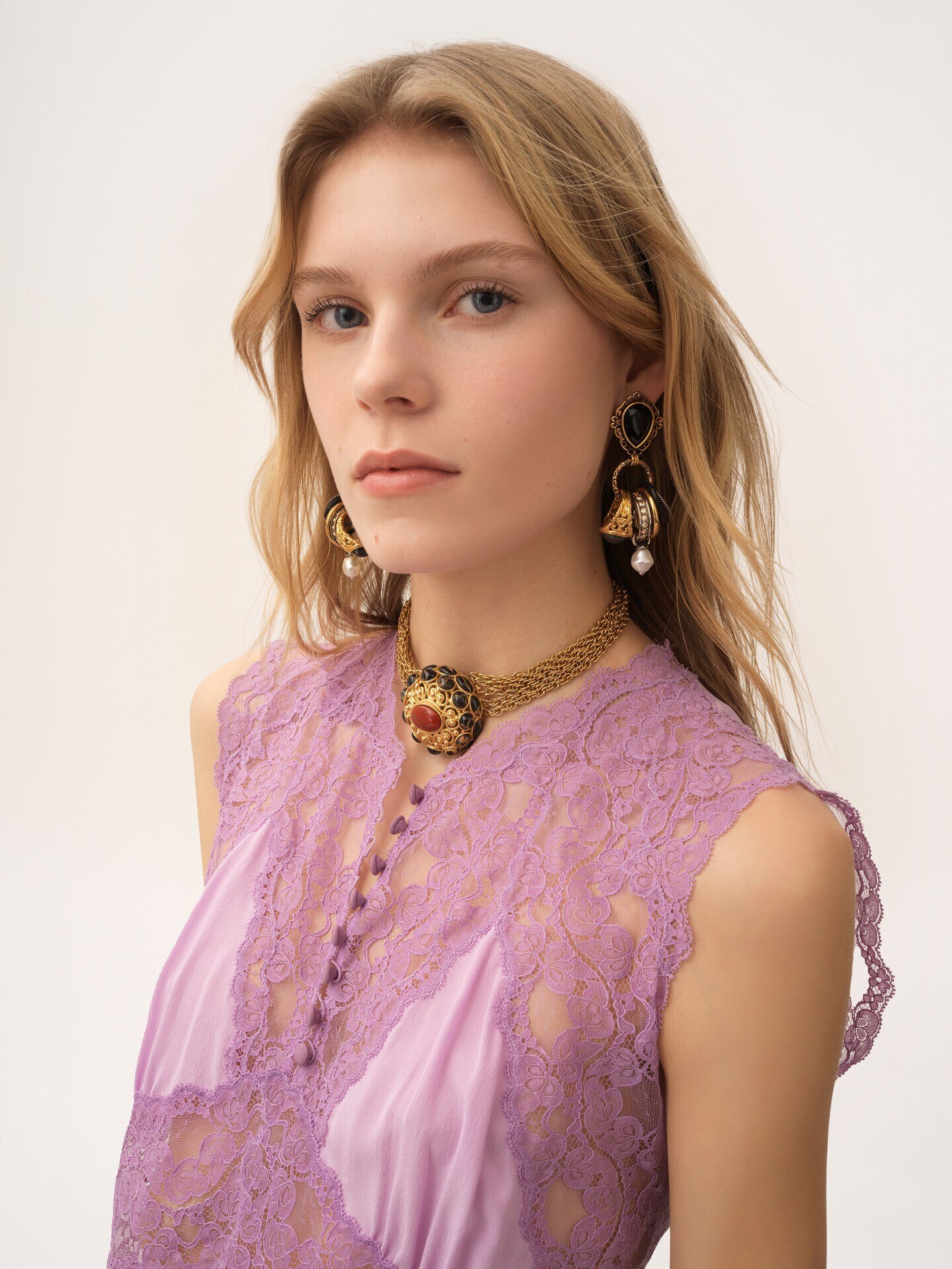 Pendientes Chlo&eacute; Antique Pearls - 5