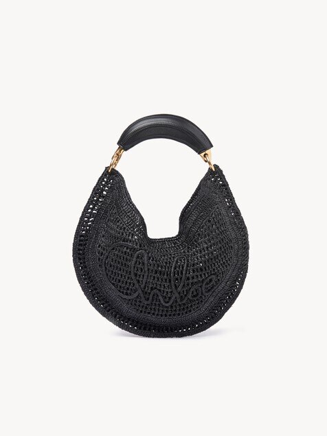 Summer Banana hobo bag in raffia