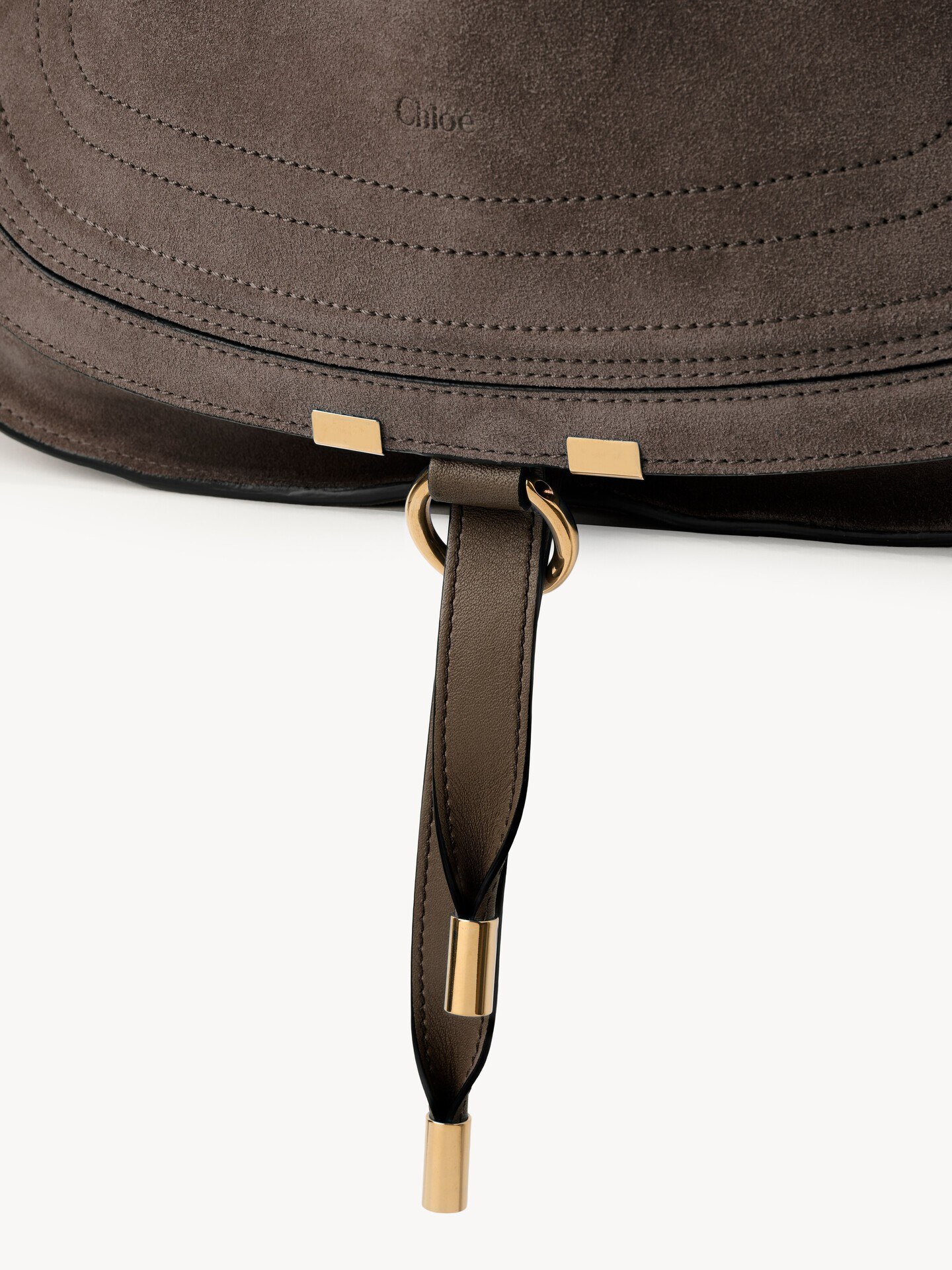 Marcie shoulder bag in suede leather - 7
