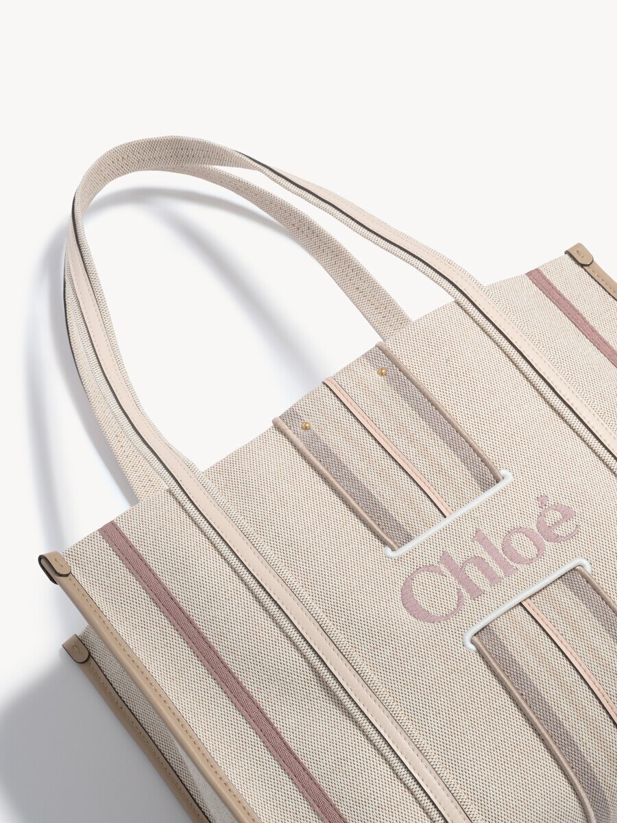 Woody Loop tote bag in canvas - 7