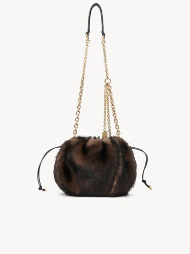 Sac cha&icirc;ne port&eacute; &eacute;paule Chlo&eacute; Pliss&eacute; en shearling - 5