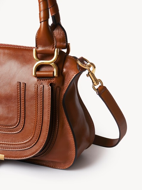 Petit sac Marcie en cuir brillant
