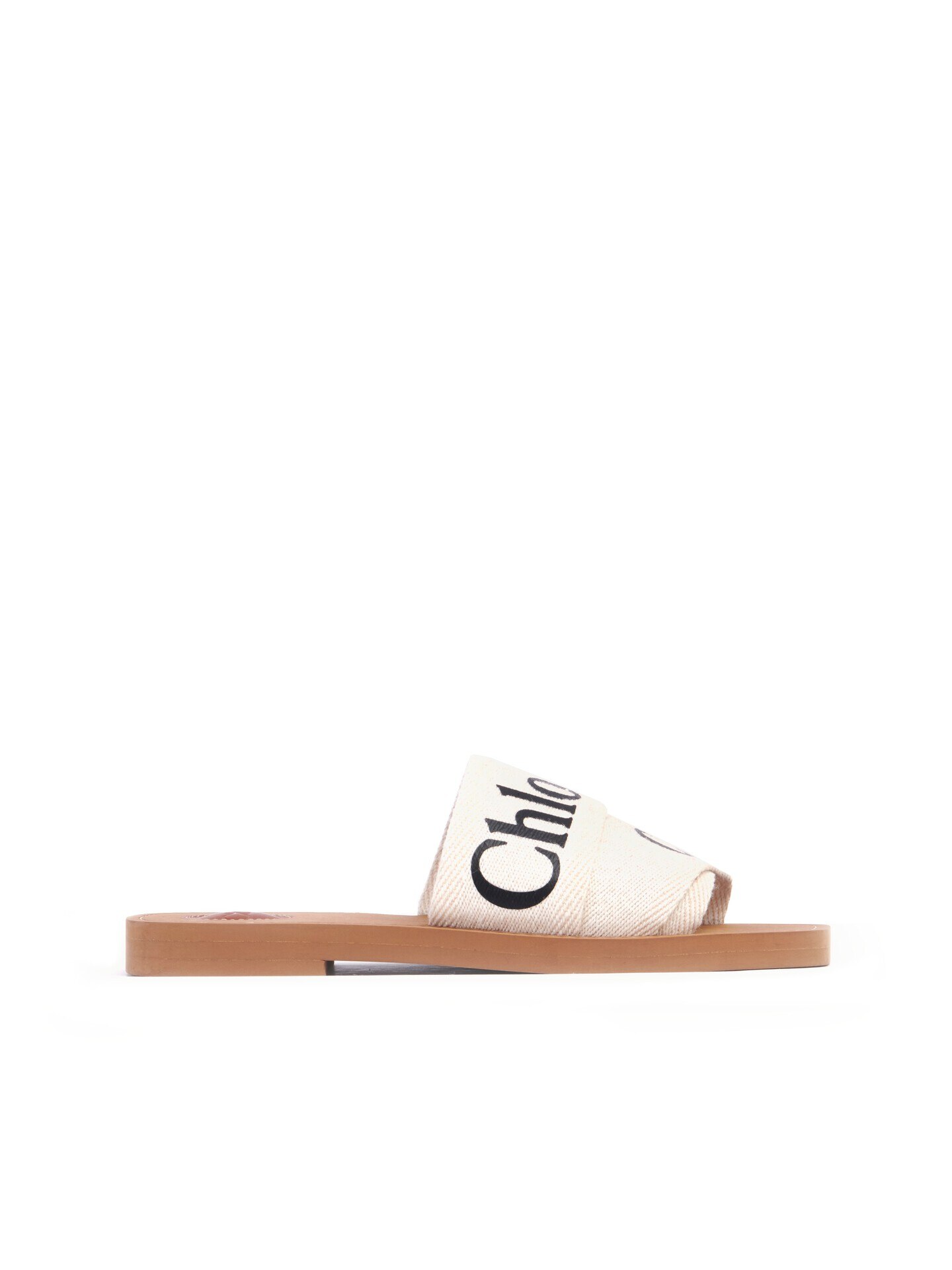 クロエ Chloe サンダル ホワイト woody フラットミュール 37 Woodyミュール White - Chloé