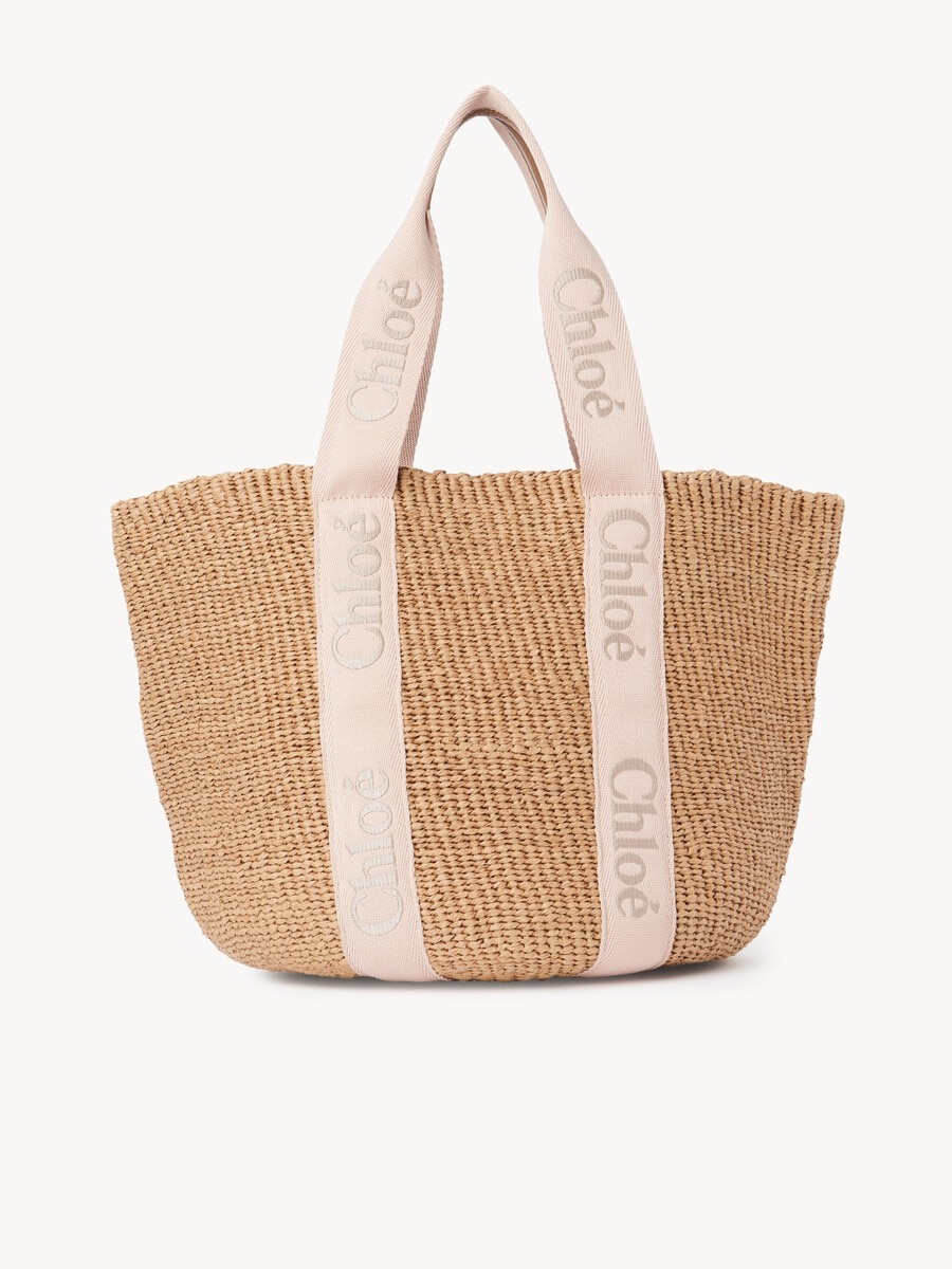 Large Woody basket in natural fibres - 7