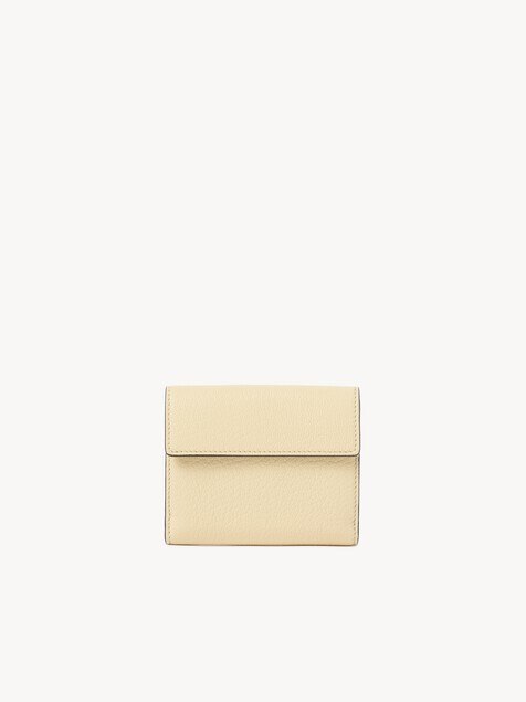 Petit portefeuille &agrave; trois volets Envelope en cuir grain&eacute;