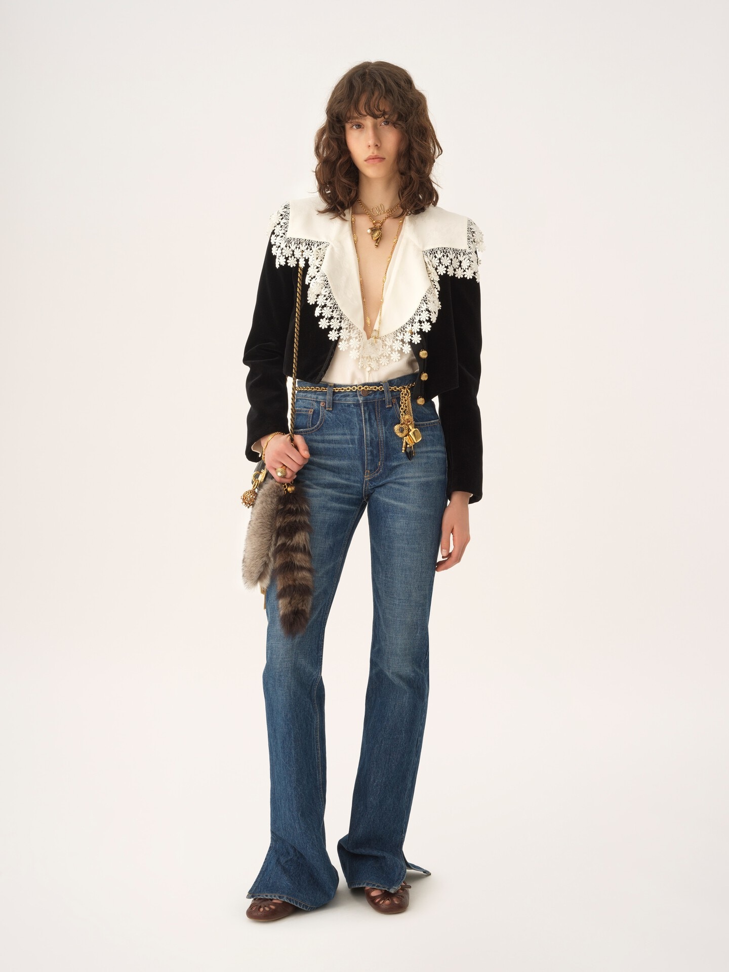 Veste spencer courte en velours - 2