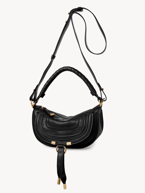 Mini Marcie shoulder bag in soft leather