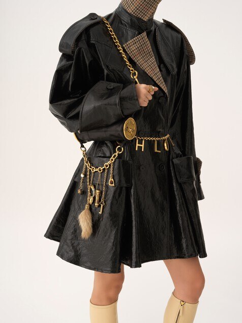 Château Treasures shoulder bag in grained leather