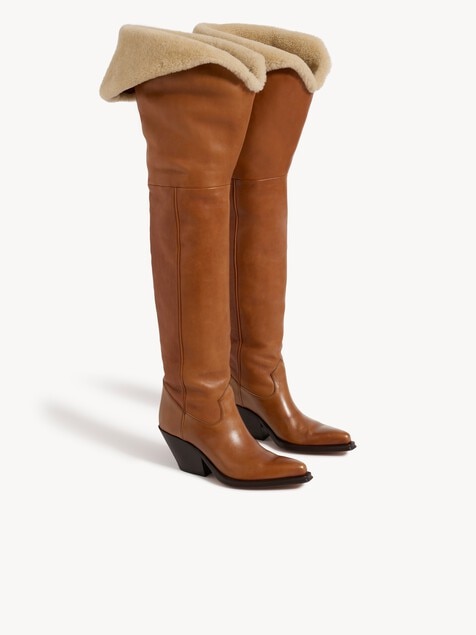 Azelan thigh high boot