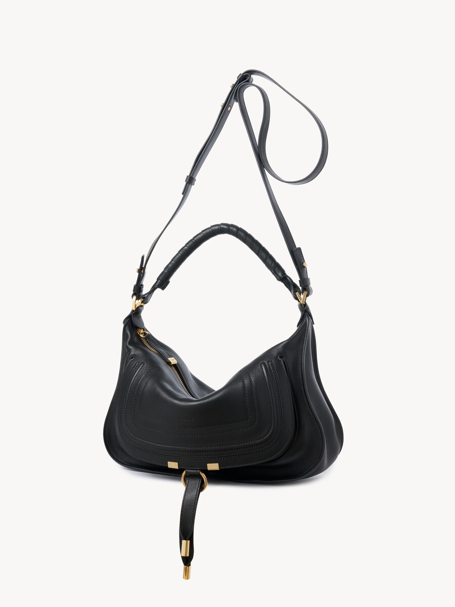 Bolso de hombro Marcie peque&ntilde;o de cuero suave - 4
