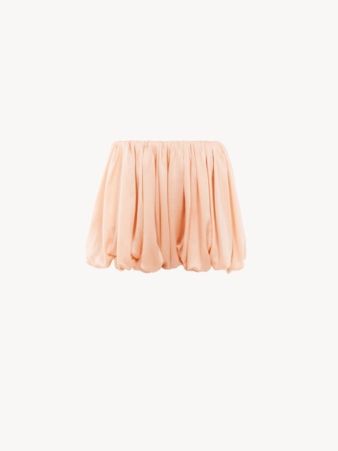 Mini short bloomer en charmeuse de soie