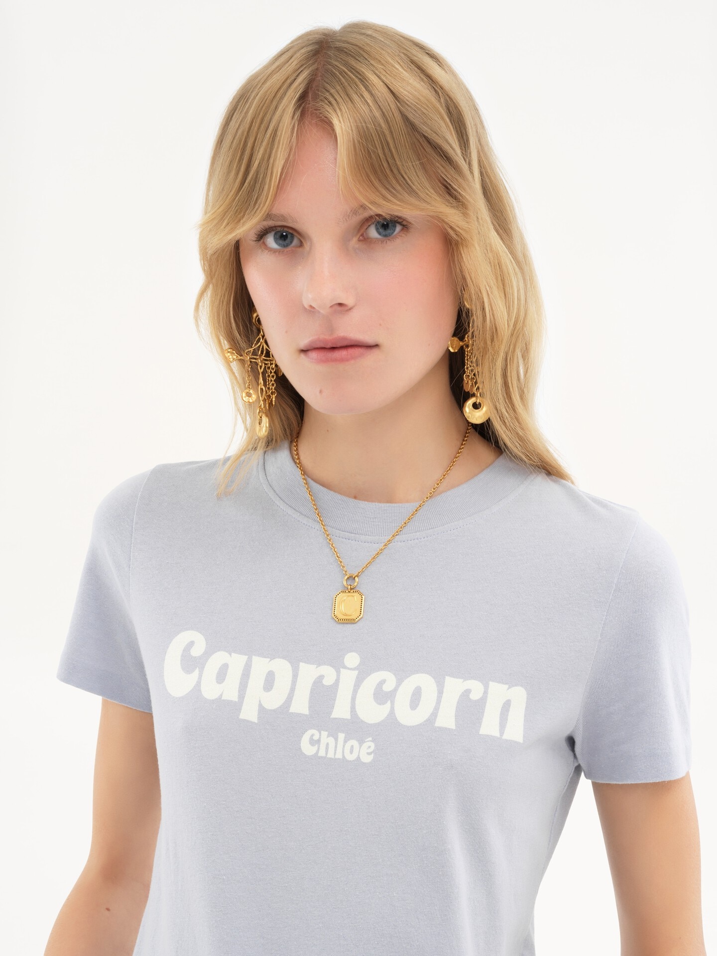 Capricorn T-Shirt aus Baumwolljersey in Baby-Fit-Passform - 6