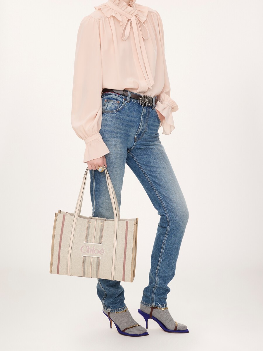 Woody Loop tote bag in canvas - 7