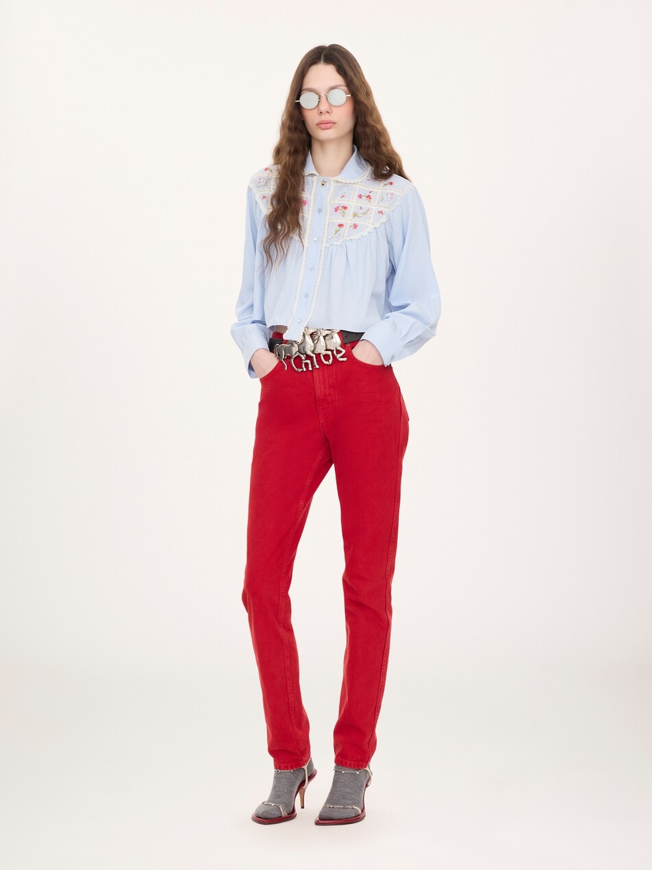 Slim jeans in denim