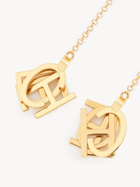 The Chlo&eacute; Letters earrings
