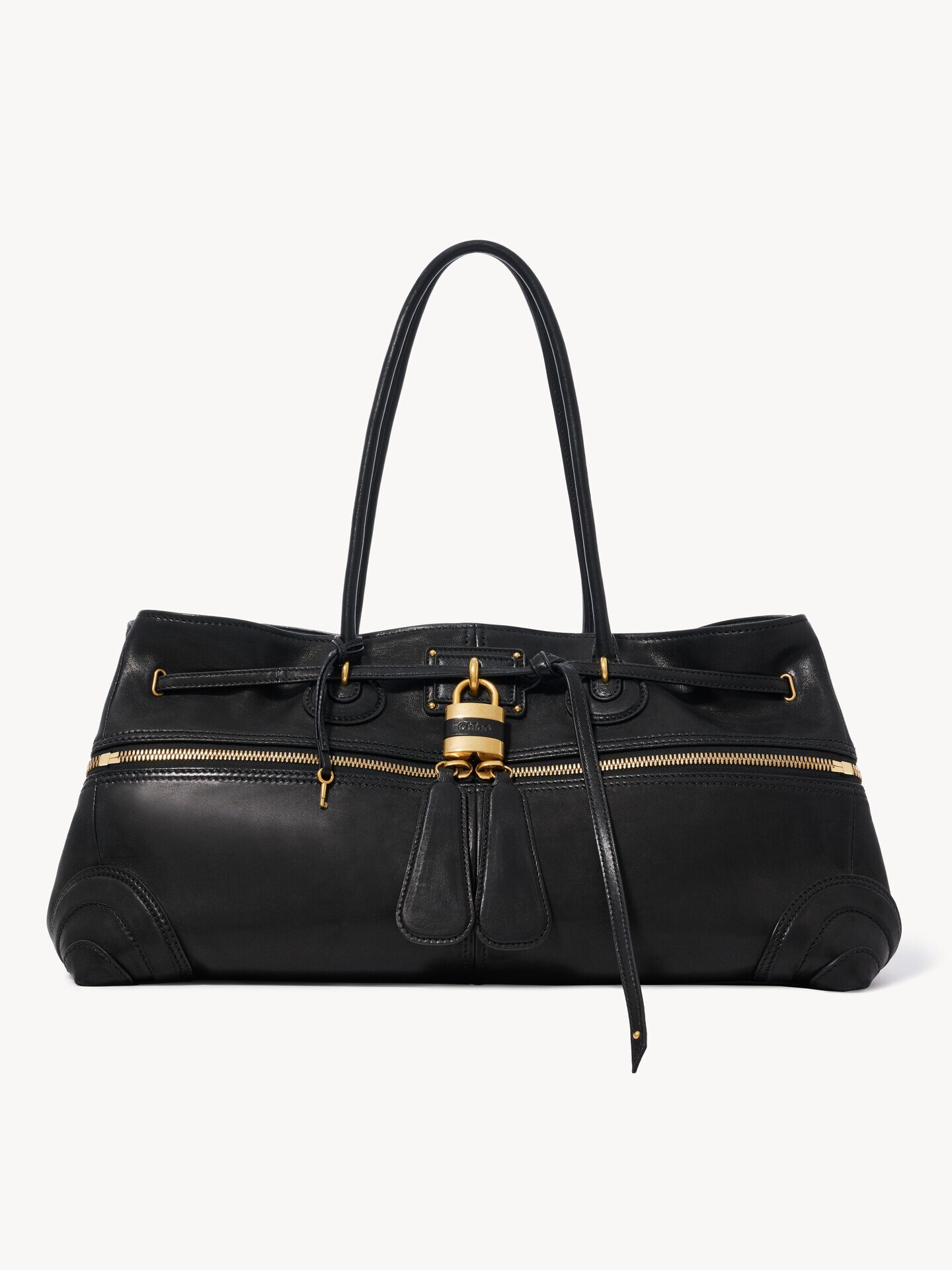 Large Paddington Sling east-west bag in soft leather - 1.0