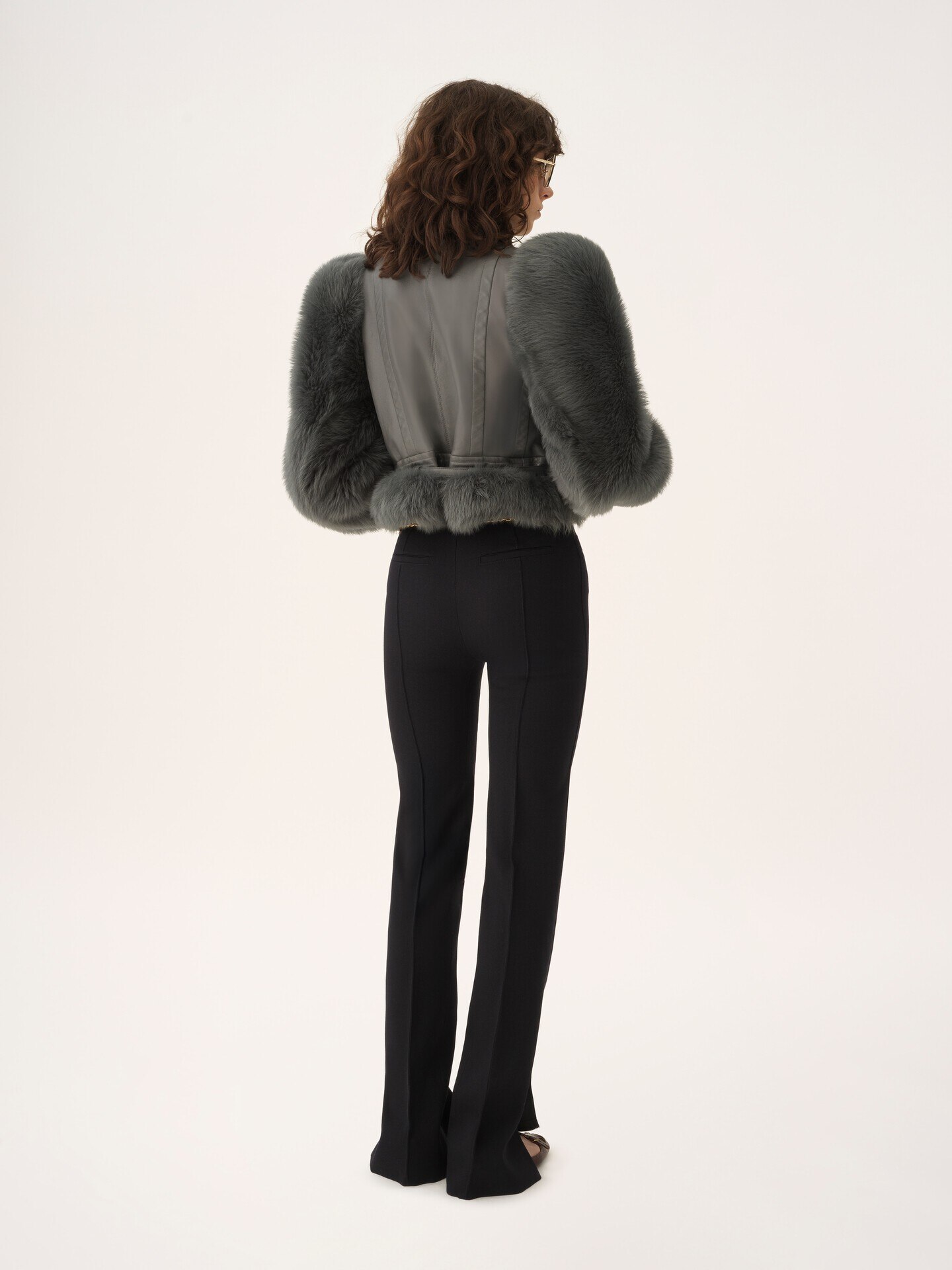 Tailored pants in wool gabardine - 4