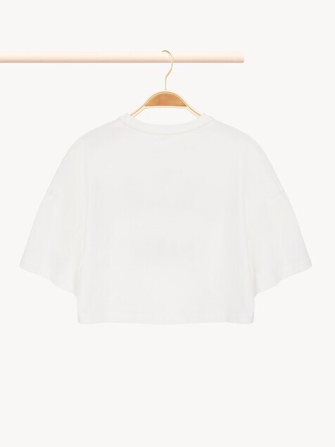 Kids' cropped logo T-shirt