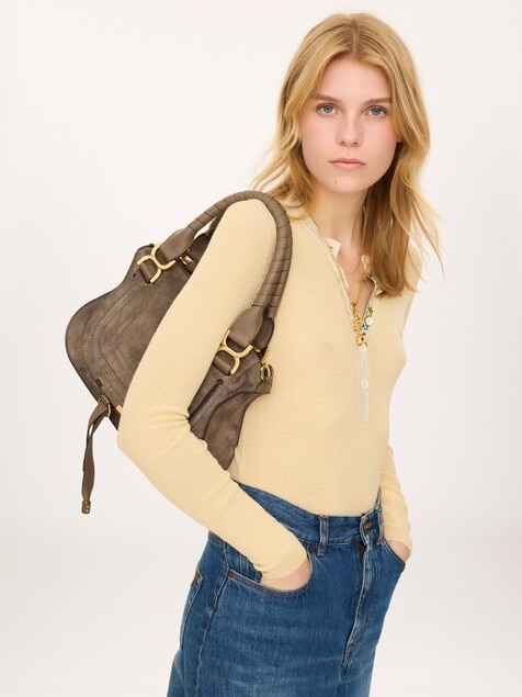 スエードレザー製Marcie スモールバッグ