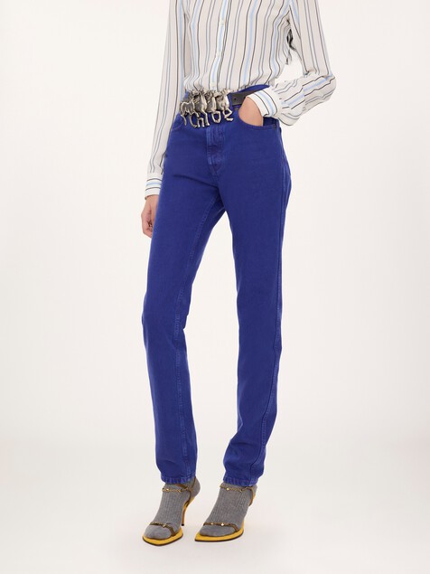 Slim jeans in denim