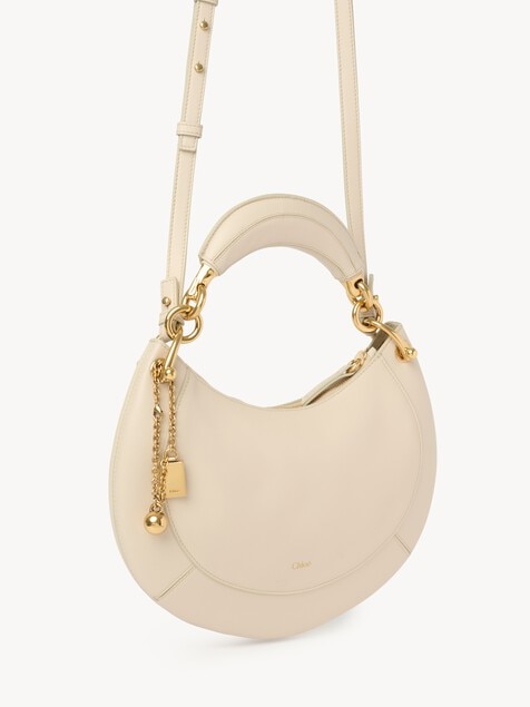 Small Chlo&eacute; Banana zipped hobo in soft leather