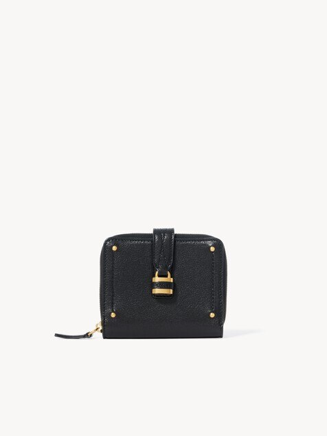 Paddington bifold wallet in grained leather 