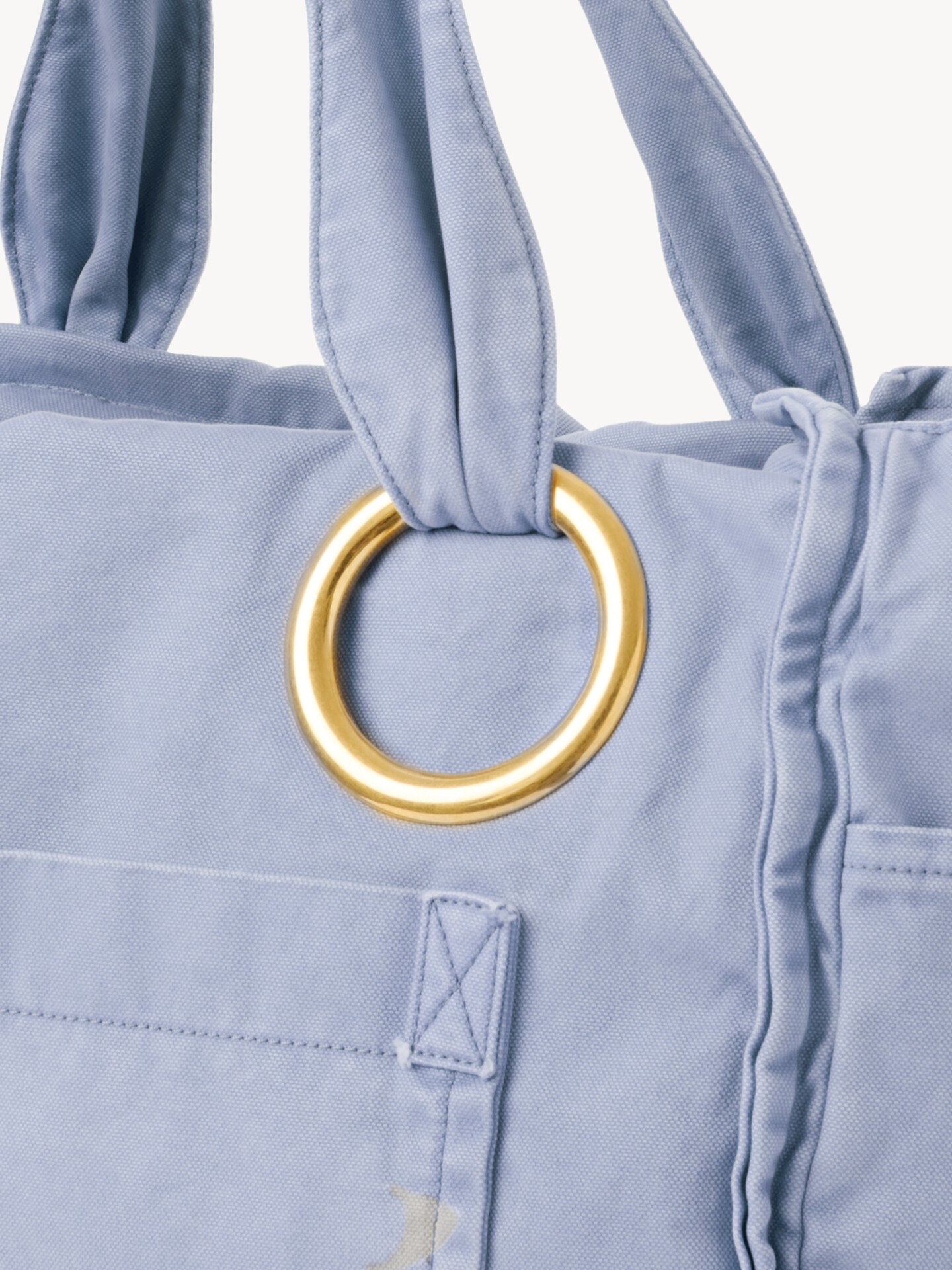 Large Chlo&eacute; Plage tote bag in cotton - 6