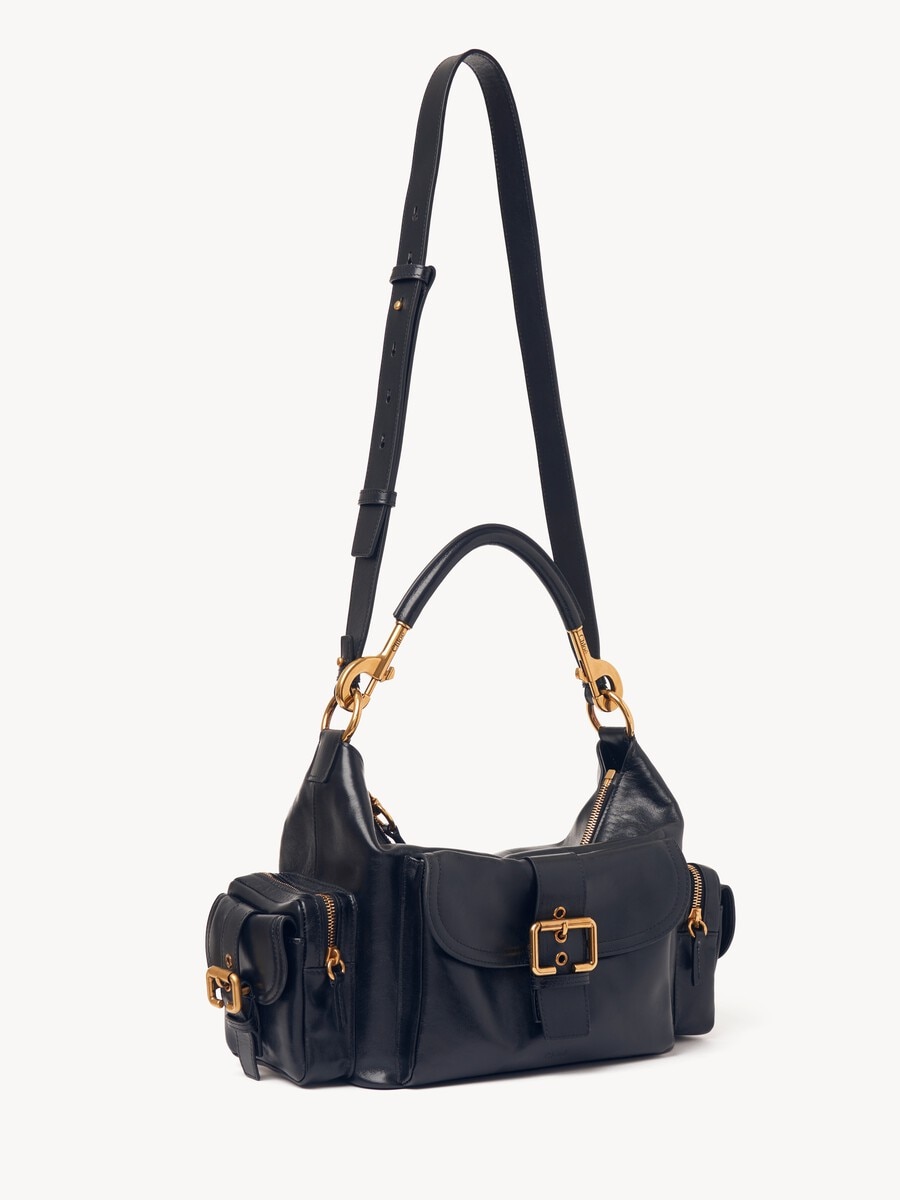 Camera bag in shiny leather - 4