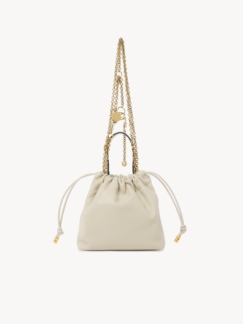 Mini Chlo&eacute; Icons shoulder bag with chain in soft leather
