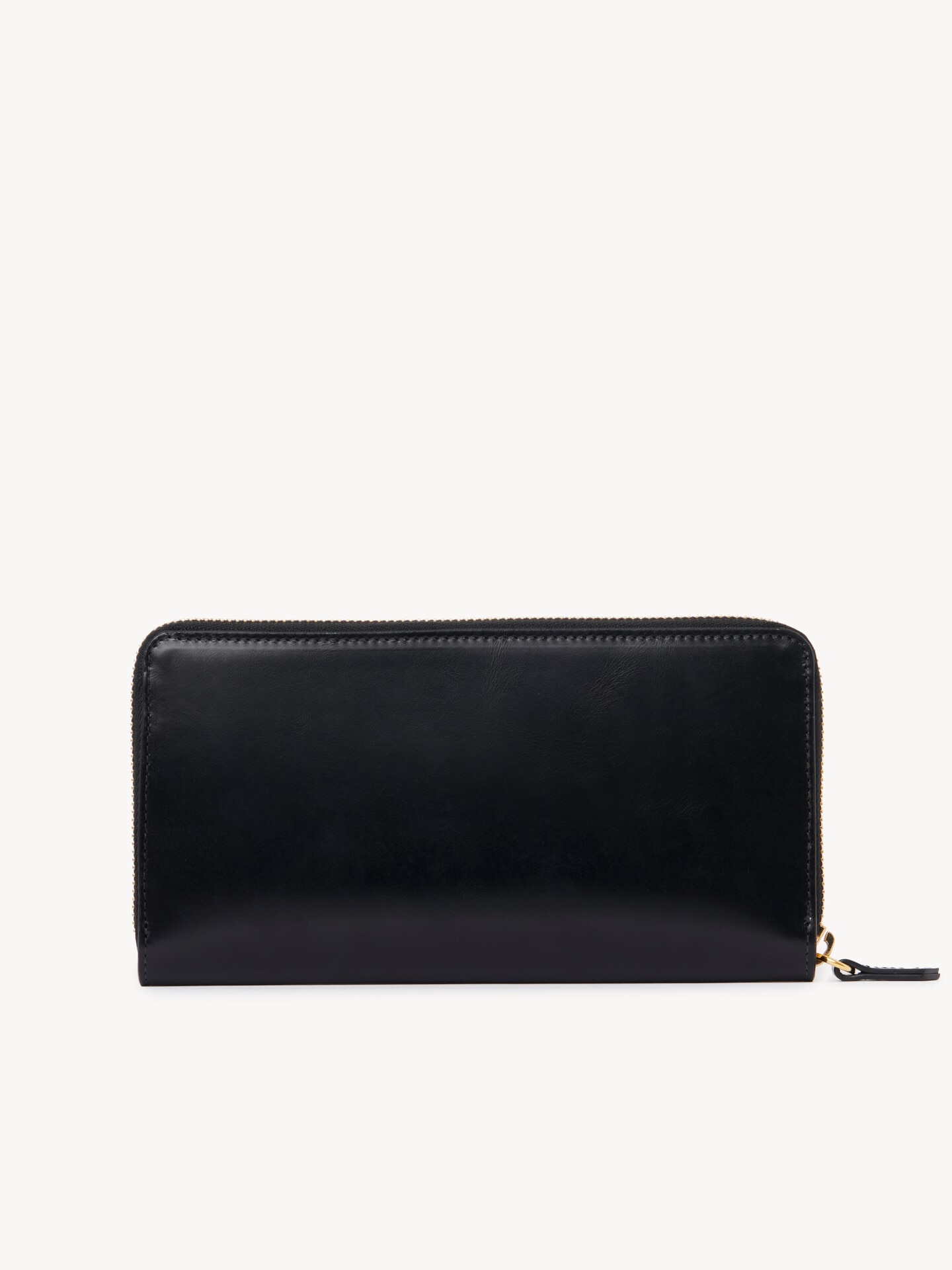 Chlo&eacute; Iconic zipped long wallet in shiny leather - 4