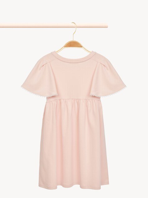 Kids' guipure-trim dress