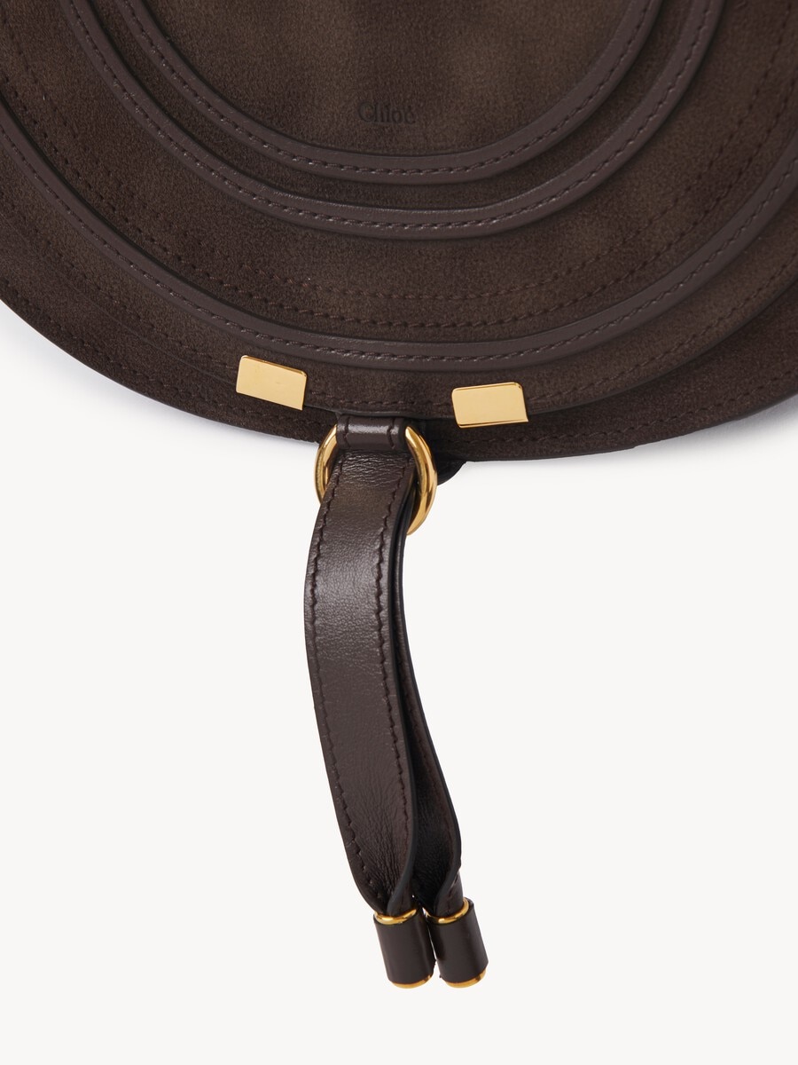 Marcie saddle bag in suede leather - 6