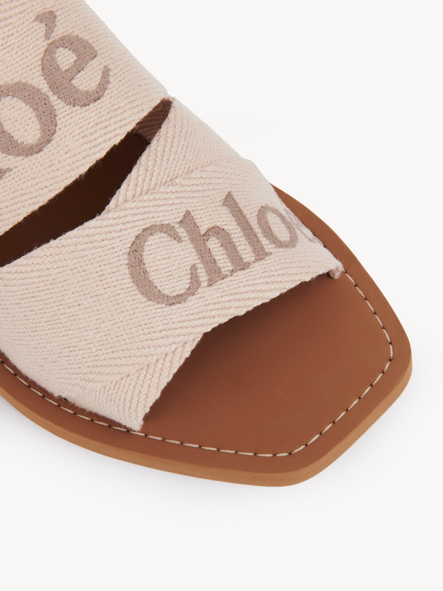 Woody heeled mule Blushy Beige - Chloé